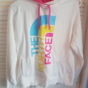 White North Face hoodie